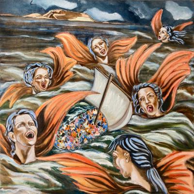 LES SIRÈNES DE L'OCCIDENT 100X100