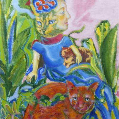 ENTRE-CHATS 65X50