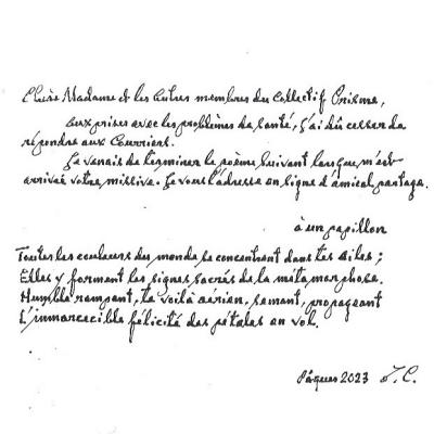 POÈME DE FRANCOIS CHENG